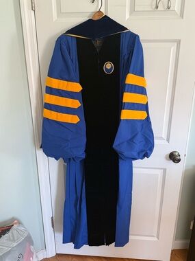 University of Rochester Doctoral (Ph.D.) Gown in Royal Blue
